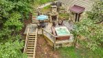 Overview Of The Outdoor Space & Stairs Down To The River