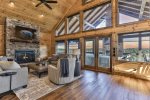 Enjoy Watching A Movie By The Gas Fireplace 