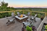 Outdoor Pool Side Firepit 