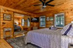Main Level Master Suite  With TV