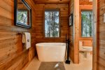 Soaking Tub In Master Suite Private Bathroom 