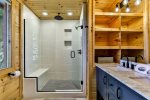 Walk In Shower With Double Vanities