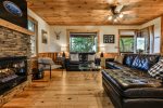 Enjoy Relaxing By The Gas Fireplace