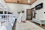 Kids Room On Lower Level With Queen Over Twin Bunks 