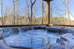 Soak Away In The Covered Hot Tub 