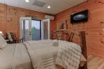 Lower Level Queen Bedroom With Deck Access 