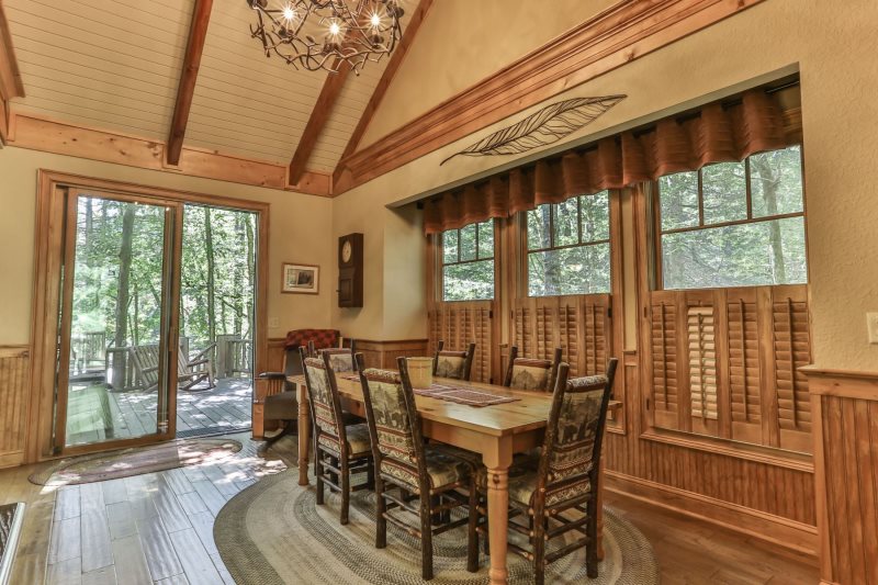 Riverfront Rental Cabin Cartecay River Rapids