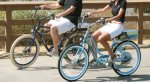 Rent some beach cruisers and glide along the boardwalk