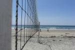 Volleyball nets just outside your door