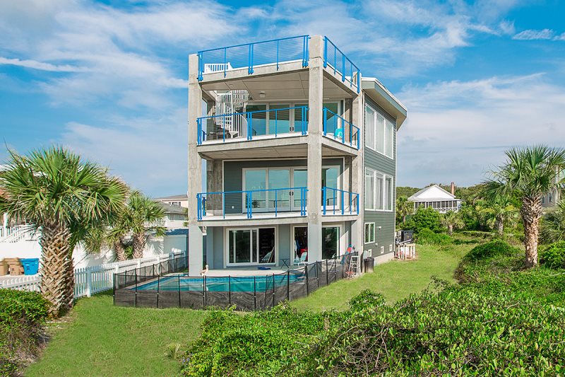 Tybee Beach Rentals Vacation Homes Tybee Island 4 bedroom rental Heated Pool