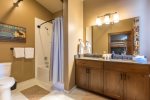 BR 5- En Suite Bath with Dual Vanities and Shower/Tub Combo