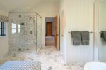 East Wing- En Suite Bath with Glass Shower, Separate Soaking Tub