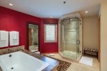 BR 1- En Suite Bath with Glass Shower, Separate Tub