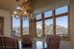 Dining Area with Baldy Views