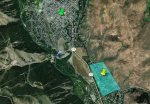 Weyyakin- shaded in green- approx 1 mile to Bald Mountain and Downtown Ketchum