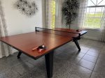 Ping pong table.
