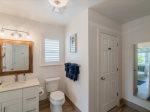 Full en-suite master bathroom with Jacuzzi tub.