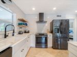 Fully equipped, open concept kitchen