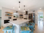 Fully equipped, open concept kitchen