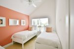 The Second Bedroom is Furnished with a Queen Sized Bed Florida Keys Vacation Rental