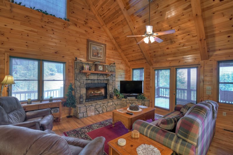 Heavens View Cabin Rental Morganton Blue Ridge Georgia