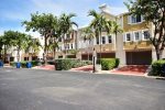 Street side of townhouses