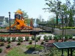 Playgrounds and BBQ areas