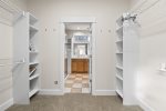 Large walk in closet, king main suite, lower level