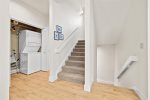 Laundry machines, lower level