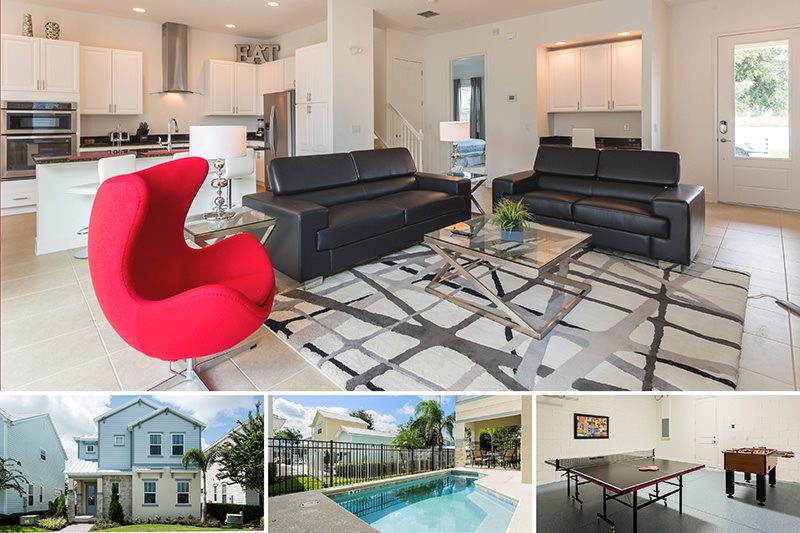 5 Bed Vacation Villa In Reunion Resort Orlando Florida