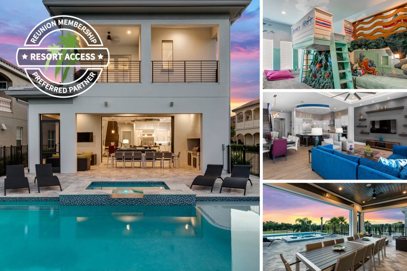 6 Bed 6 Bath Luxury Villa Golden Bear Retreat Reunion Fl