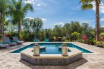 Breathtaking views by your private pool.
