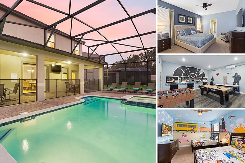 Oasis Retreat Champions Gate Home Rental 8br