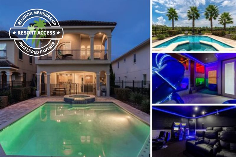 Luxurious 5 Bedroom Vacation Home Located In Reunion Resort