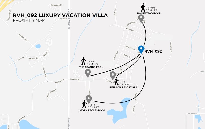 Luxury Vacation Villa 5br 5ba Reunion Vacation Homes