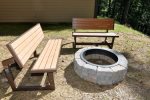 Gather Around the Outdoor Fire Pit with Room to Play