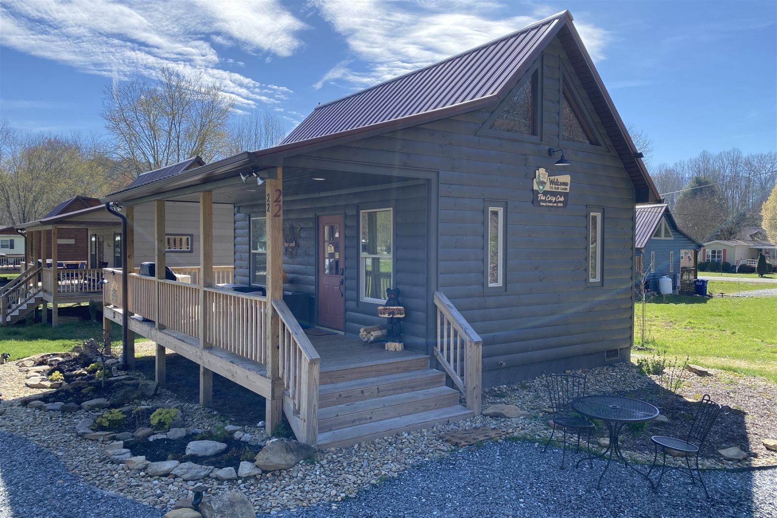 Cozy Cub at Deep Creek Cabin Rental located one mile from the Smoky