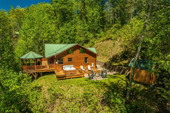 Shooting Star Ridge Cherokee Luxury Cabin Rental Hot Tub