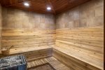 Wet Sauna located in the indoor pool building