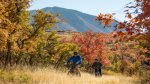 Mountain biking through gorgeous terrain