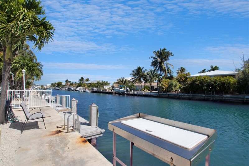 Canal Front Duplex with Private Pool, Dockage + Cabana Club access | Key  Colony Beach | Shell Yeah!