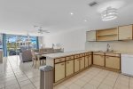 Downstairs kitchen area