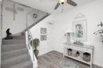 Front entry way inside the home