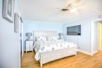 Master bedroom with king bed