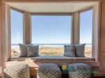 The bay window is the ideal spot for the readers in your group.