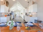 Serving from the kitchen to the dining table is a breeze.