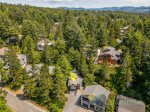 A view of Johnny`s Garden looking towards Nehalem Bay state park.