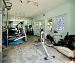 Keep to your work out routine using the complex gym equipment