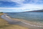 Beach shoreline across the street from Puako Beach Condo