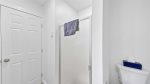 Clean and bright master bathroom shower